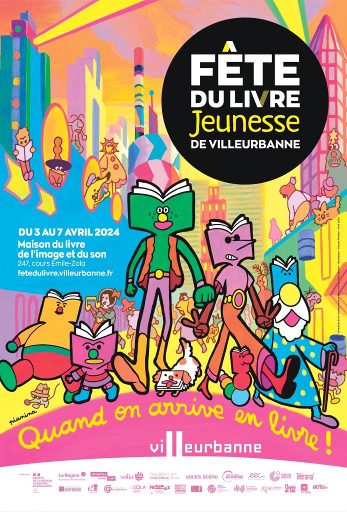 Fête du livre jeunesse de Villeurbanne, avril à lyon